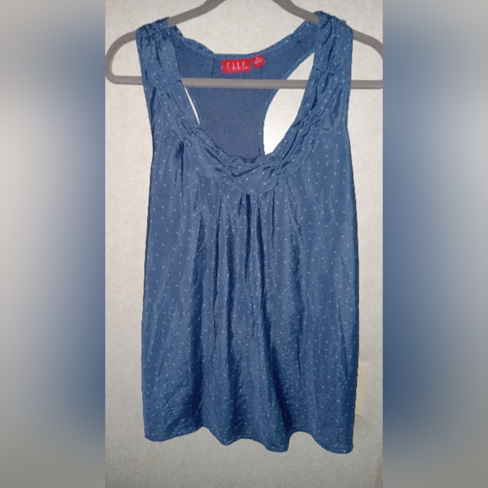 Elle Women's Navy Tank Top